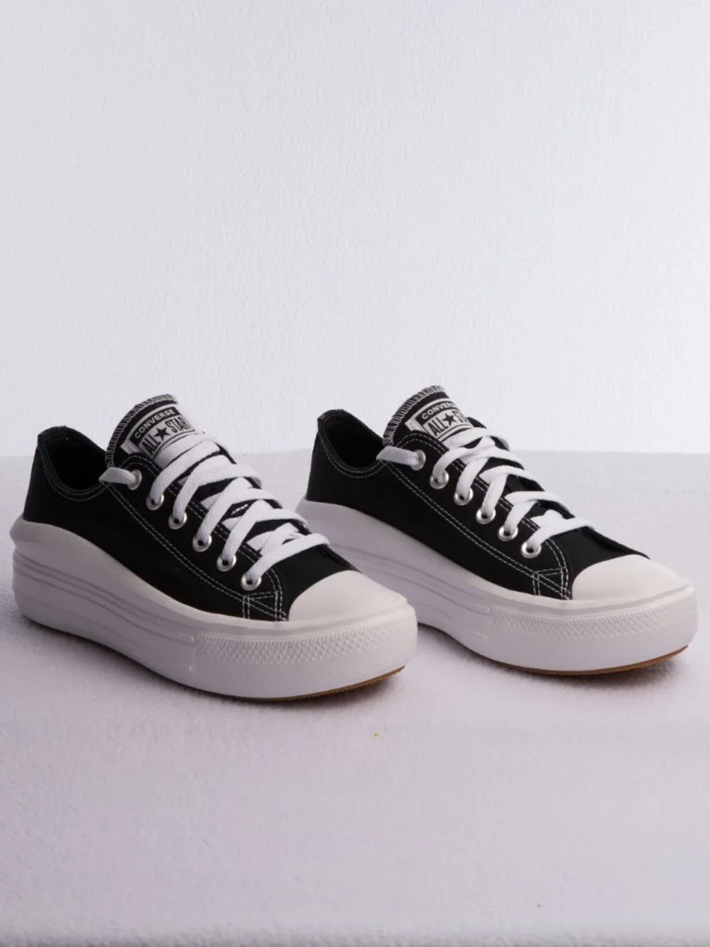 Converse Black Chuck Taylor All Star Move Platform Sneakers Size US 8 - Picture 4 of 6